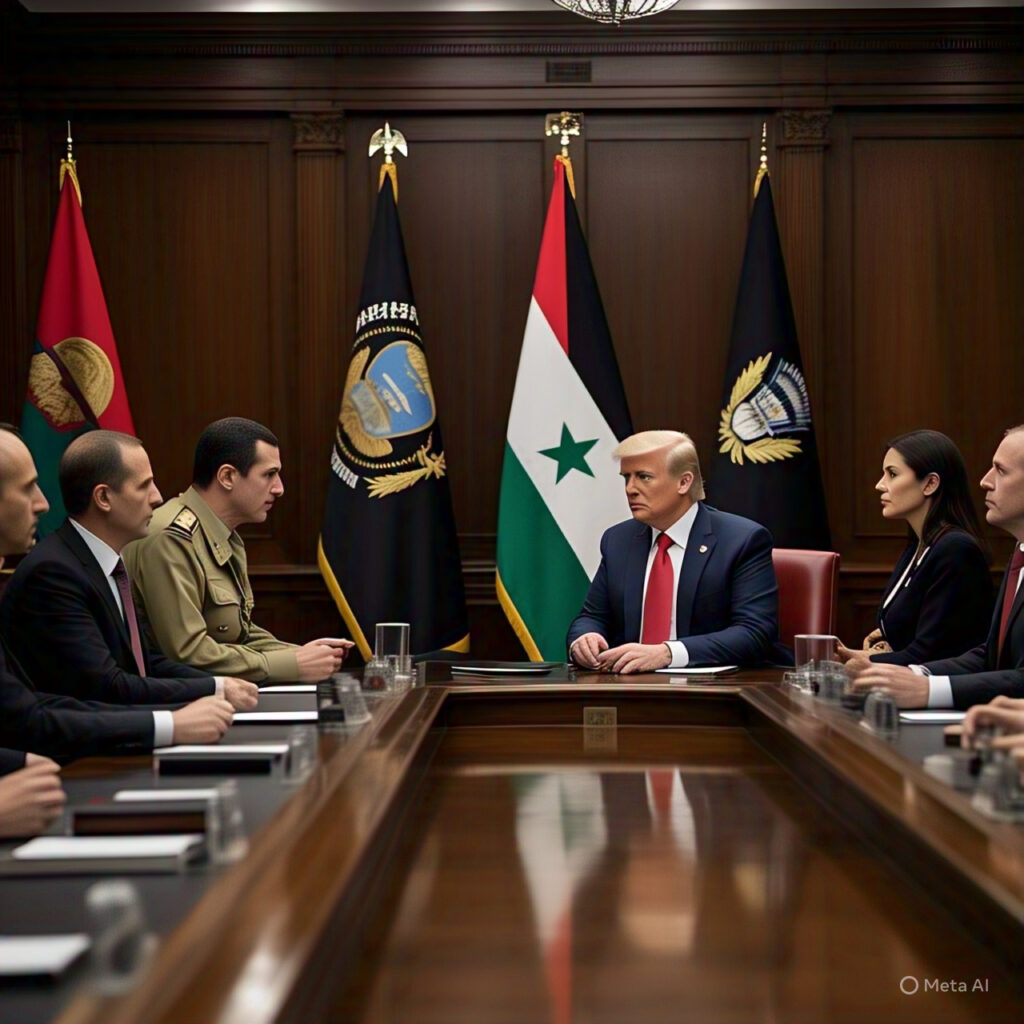 Trump met with Syria’s President Ahmed al-Sharaa in Riyadh